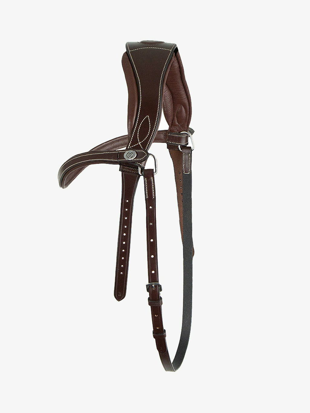 PS of Sweden Keelriem plat met witte stiksels