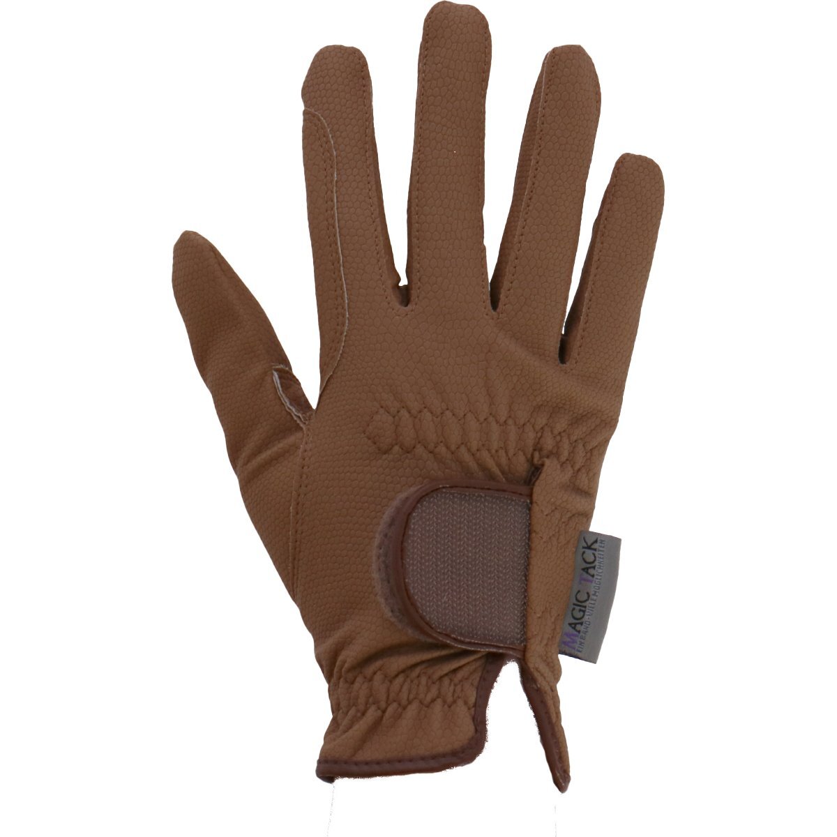 Hauke Schmidt Rijhandschoen - A touch MagicTack Caramel