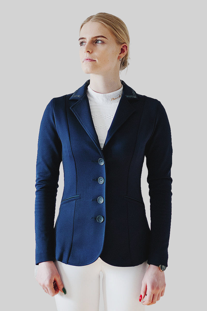 Fleur de Lys Wedstrijd Jasje - Show Jacket Navy