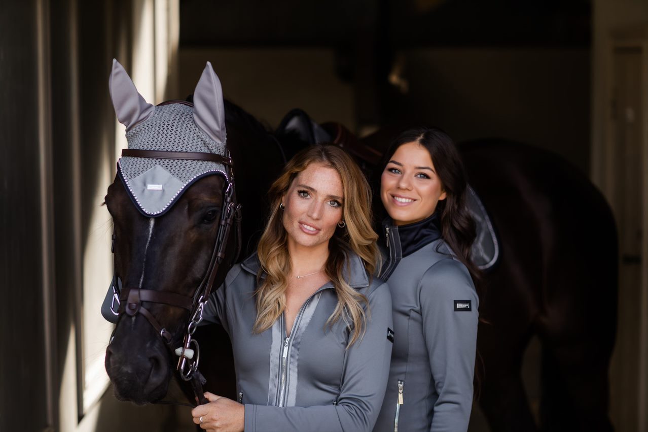 Equestrian Stockholm Fleece Jacket - Crystal Grey