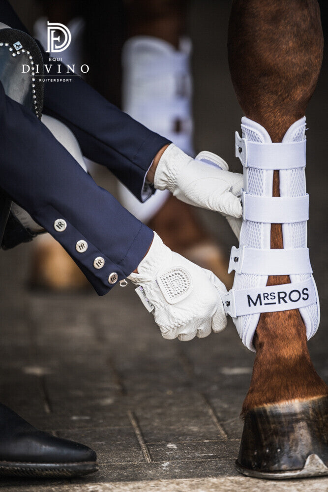 Hauke Schmidt Rijhandschoen - A touch MagicTack White