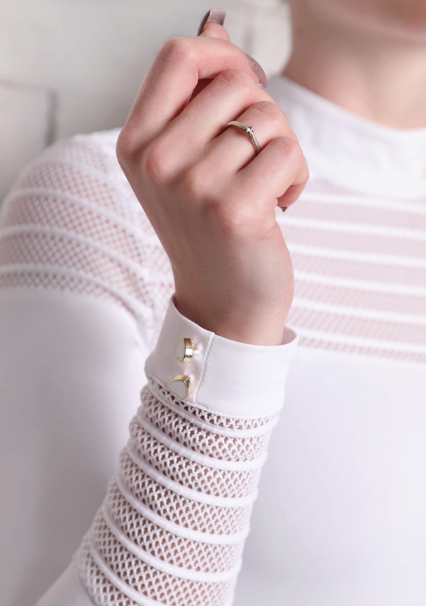 Fleur de Lys Wedstrijdshirt - Daisy White