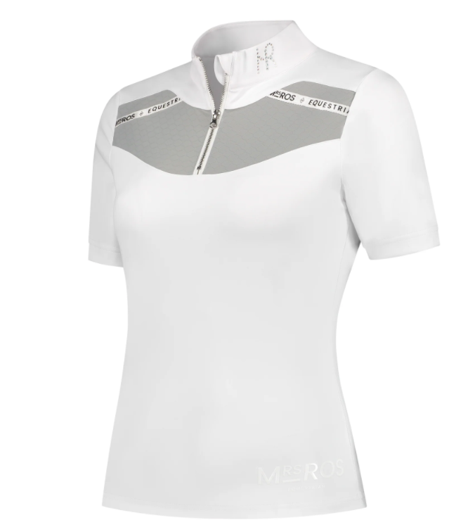 Mrs Ros Wedstrijdshirt - Jacquard short sleeve
