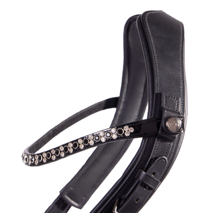 Presteq - Hoofdstel FaySport Glitter Zwart