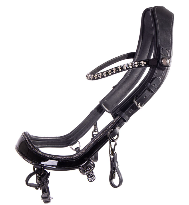 Presteq - Hoofdstel FaySport Glitter Zwart