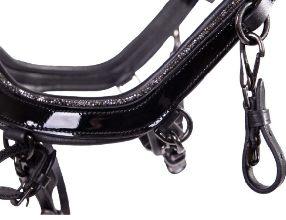 Presteq - Hoofdstel FaySport Glitter Zwart