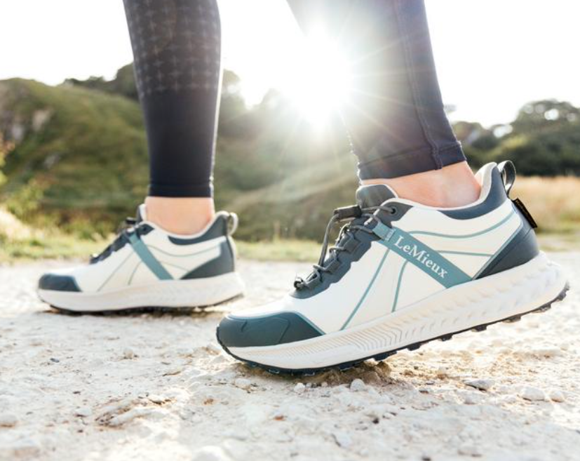 LeMieux - Trax Waterproof Sneaker Ecru/Petrol