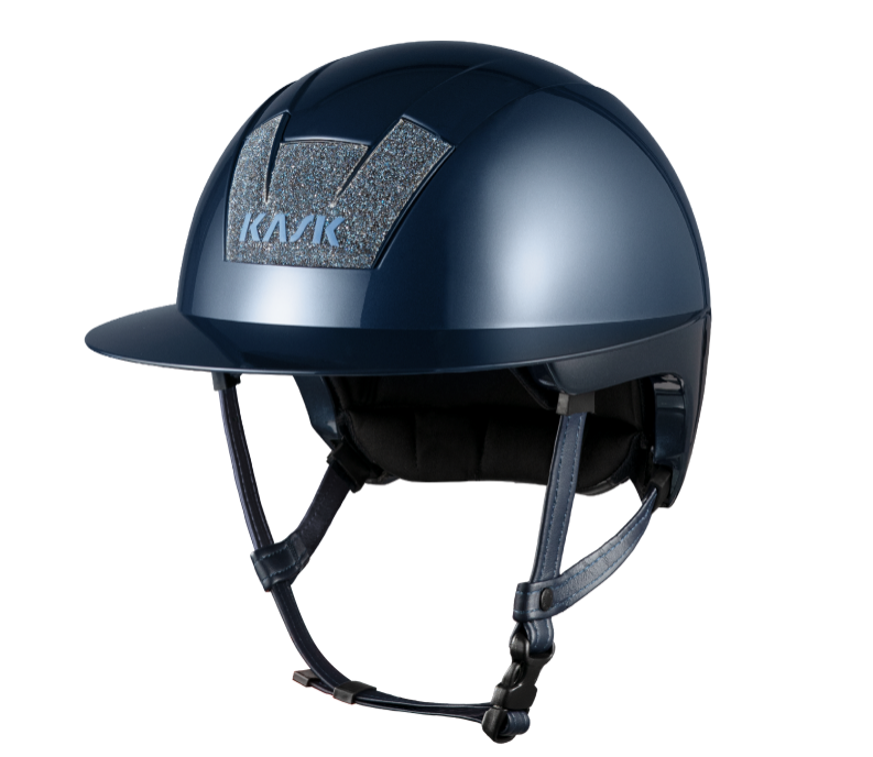 Kask Kooki Lady Glossy - Navy Swarovski