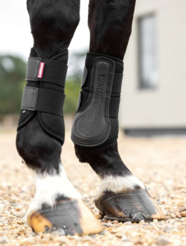 LeMieux Mesh Brushing Boots - Zwart