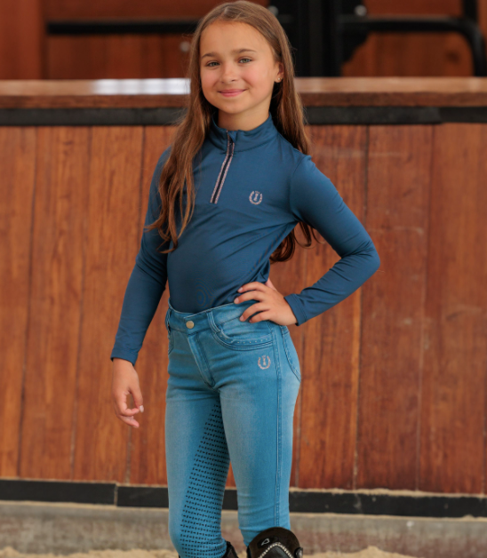 Imperial Riding KIDS - Rijbroek Ditty Blue Denim