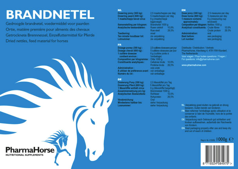 Pharmahorse - Brandnetel 1KG