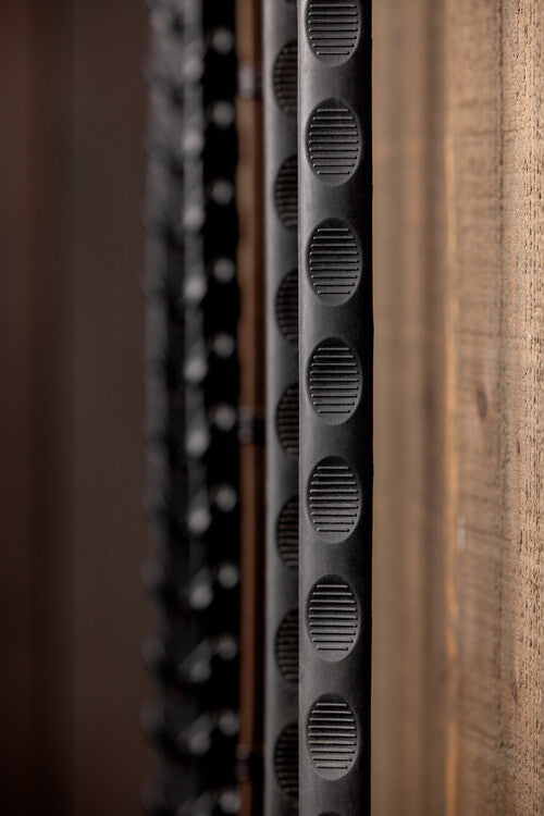 LeMieux - Magna Grip Rubber Teugels Black/Silver