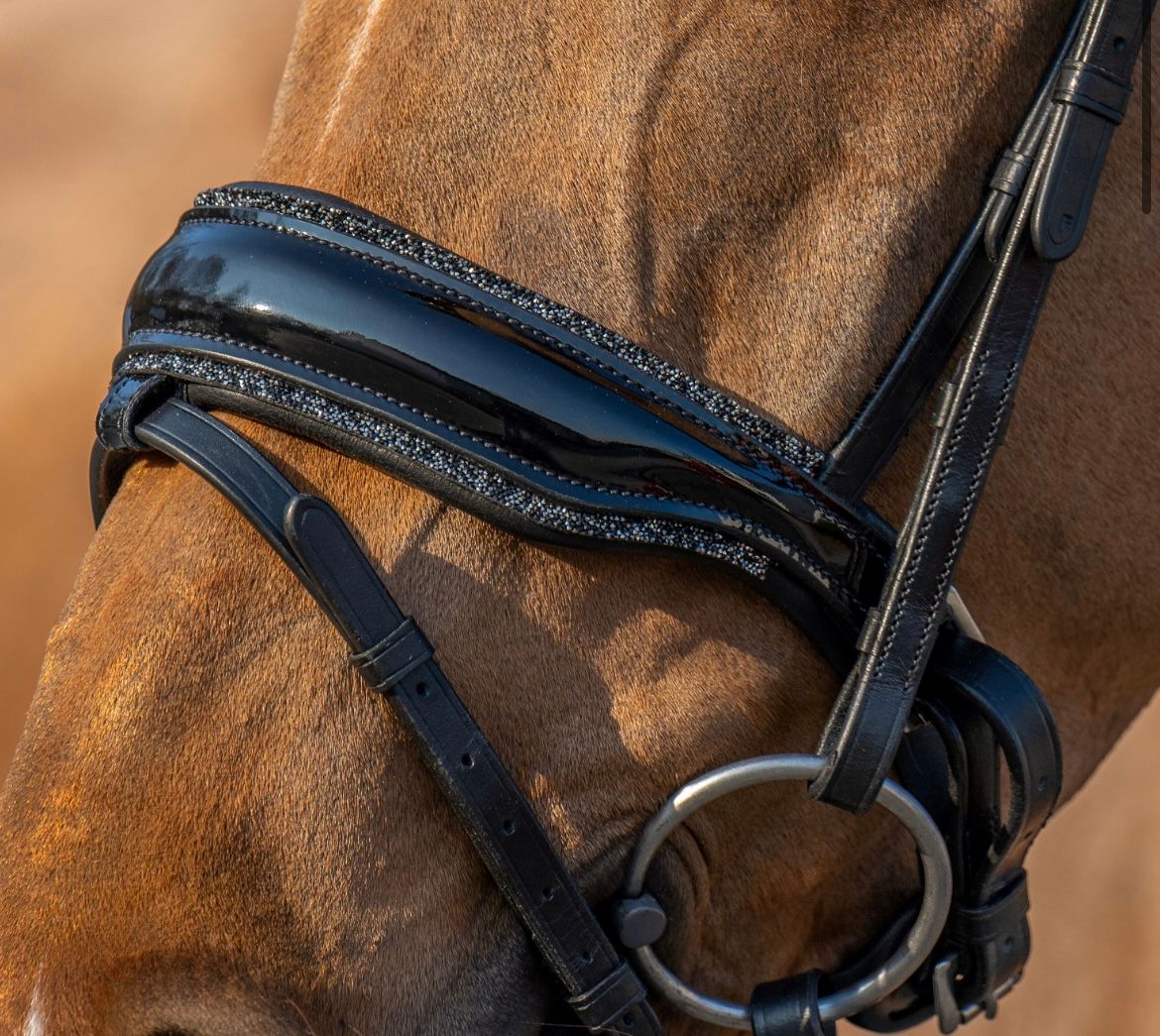 HB Showtime - Hoofdstel It's so special Black-Navy Glitter