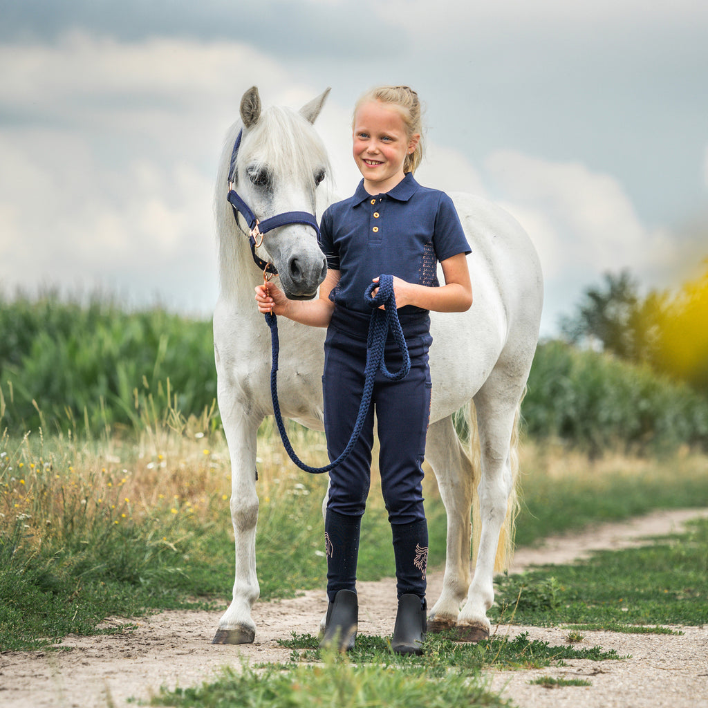 Horka - Polo shirt Venice Blue/Rose KIDS