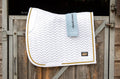 Hopmans Equestrian - Wit Dressuur Full Goud glitter