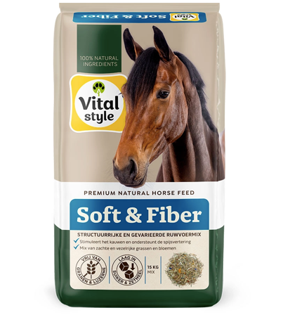 Vitalstyle - Soft&Fiber Ruwvoermix 15kg