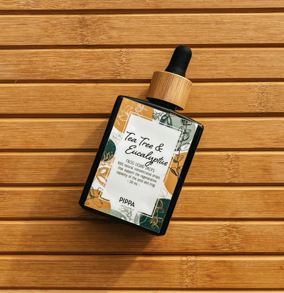 Pippa - Tea Tree & Eucalyptus Straal Vloeistof Druppels