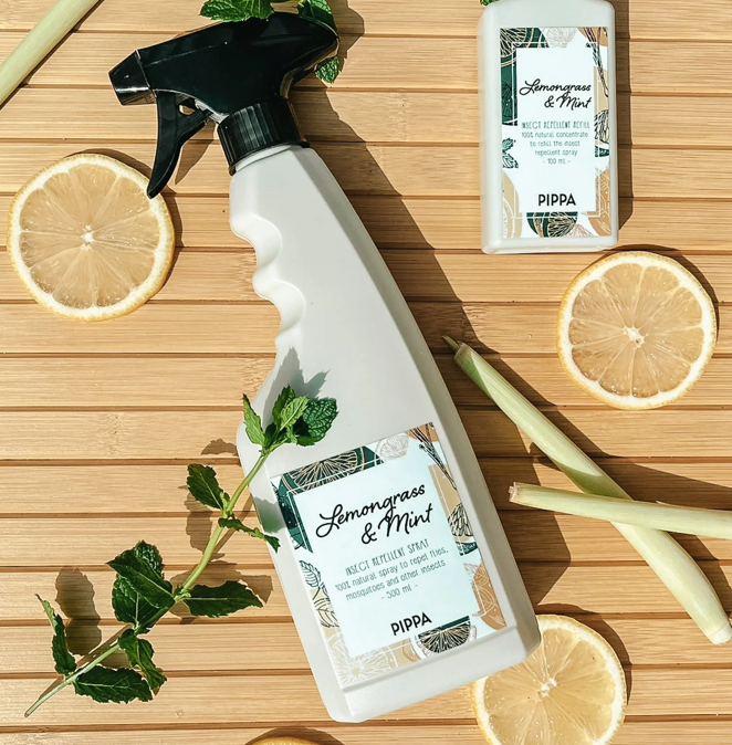 Pippa - Lemongrass & Mint Summer 'vliegen' Spray
