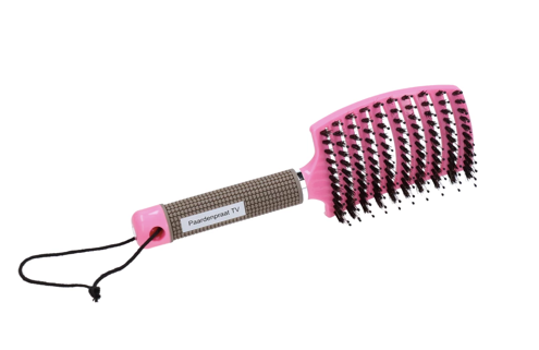 Excellent Paardenpraat TV - Horse Supreme Borstel Roze