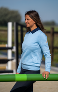 Louis Equestrian - Abby Sweater Sky blue