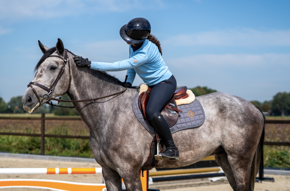 Louis Equestrian - Abby Sweater Sky blue