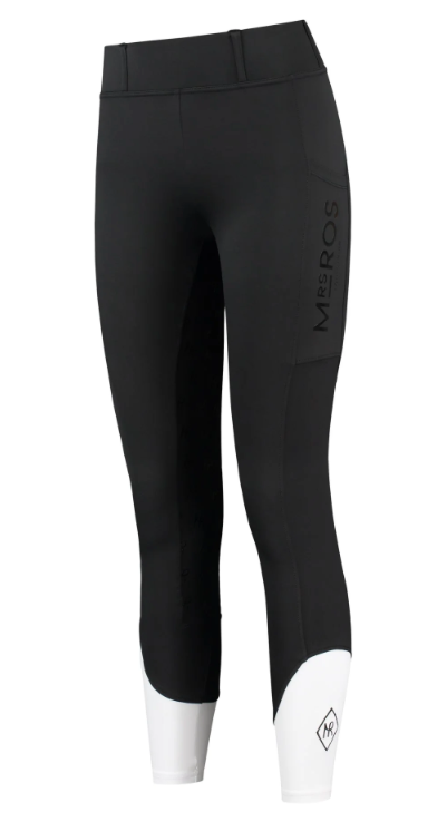 Mrs Ros silhouette riding breeches  - Black