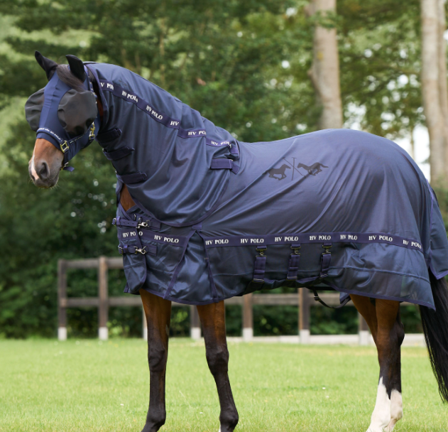 HV Polo - Vliegenmasker HVPNena - Navy of Pink