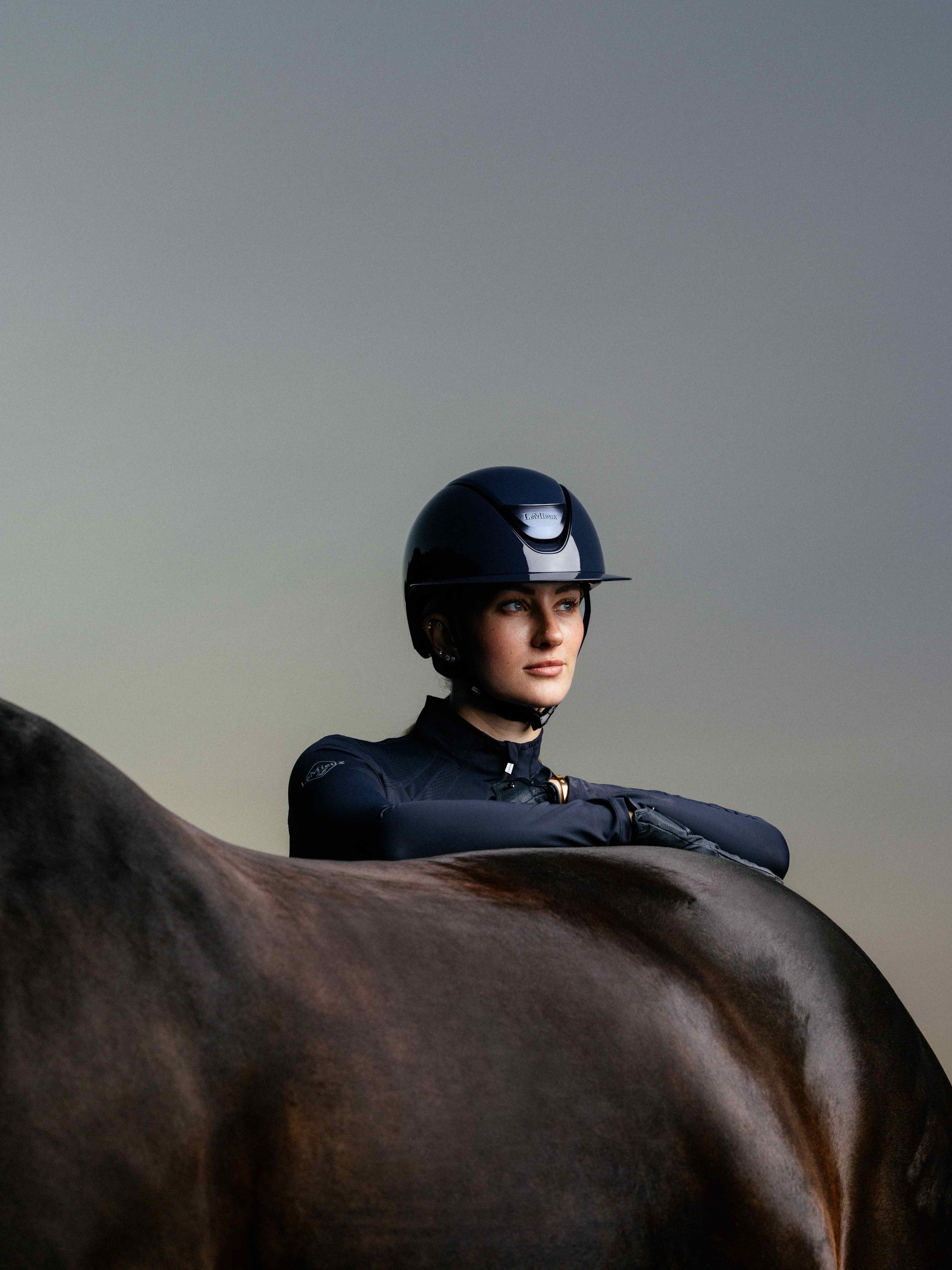 LeMieux - Verv competition Cap Glossy Blauw